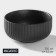 Porcelain bowl Magistro line, 350 ml, d = 11.5 cm, black color
