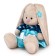 Soft toy "Bunny mi in a dress with stars", 18 cm