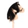 Toy "Horse on a stick" with hair, length: 80 cm