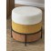 Norunn Puff, 480 × 480 × 450 mm, Shenill, yellow-brown color