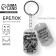 Key keychain token "The best", 9.5 x 2.7 cm