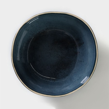 Porcelain plate Blu Reattivo, 1 L, D = 21.5 cm-1