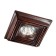 Built -in lamp Novotech, 50 W, Gx5.3, 12 V, 65x65 mm, d = 65 mm, color Venge
