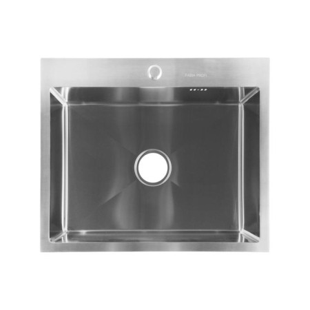 Moika Fabia Profi, 60x50 cm, cut, s = 3.0 and 0.8 mm, siphon with overflow + basket-1