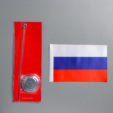 Russian Flag desktop "Conference", 15 x 22 cm, h Step-33 cm-1