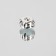 Rhinestones are sewing "circle", in the frame, d = 10 mm, 20 pcs, the color is white opal
