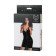 Glossy Naomi dress from Wetlook material, black color, s