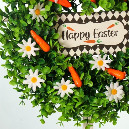 The wreath on the interior door "Easter with carrots" d = 40 cm-2