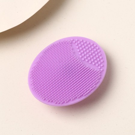 Massager sponge for washing, on the substrate "Morning does not begin with coffee", 6.5 x 5 cm-2