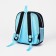 Baby backpack on lightning, 3 outer pockets, black/blue color