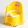 Pot children's anti -slip "comfort" with a lid, a removable bowl, yellow color
