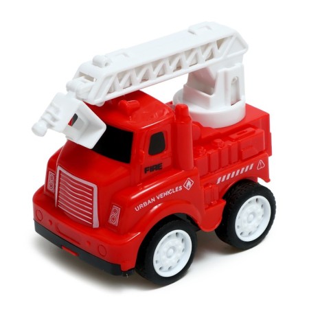 Set of machines "Firefighters", 4 pcs, inertia-6