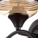 Bra "Vita" 1x60W Tseol: E27 Color: Black, gold 21x15.5x16cm