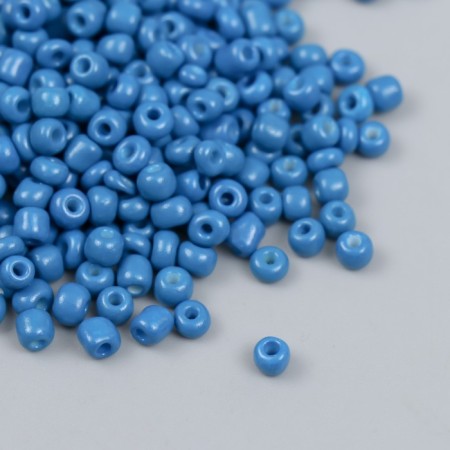 Glass beads 6/0 "deep blue" bright 450 g