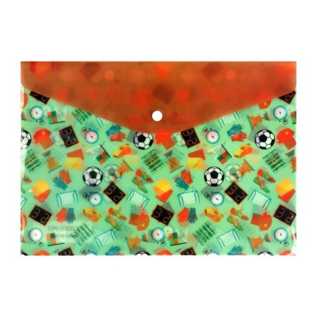 Folder-convert on the button, A4, 180 μm, "Sport", mix-3