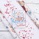 Package paper, glossy "with love", 70 x 100 cm, 1 sheet