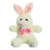 Soft toy "White Bunny"