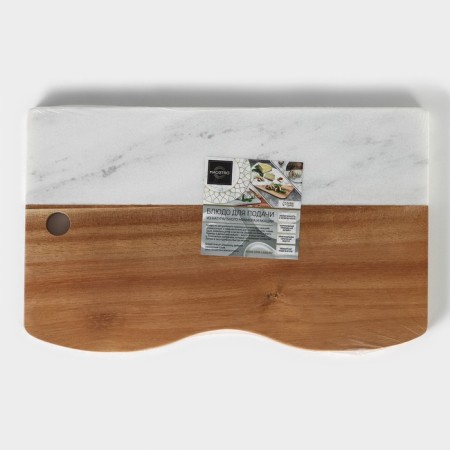 Magistro Forest Dream, 33 × 20 cm, acacia, marble-5
