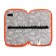 Penal 2 sections 110*190 PCT fabric 11-42 "Black-Yarko-orange" 56329