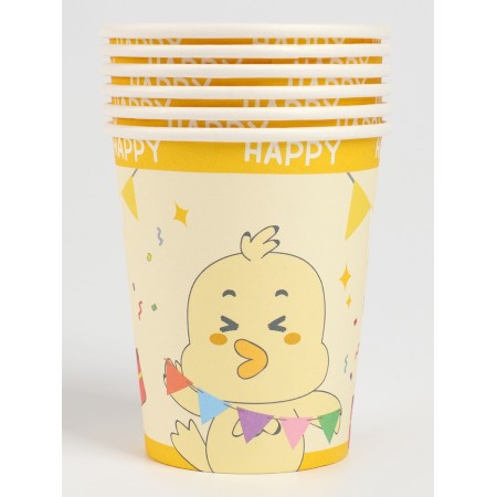 A set of paper utensils "Happy chicken", set of 12 pcs.-4