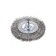 The brush is flat for the drill kwb, d = 75 mm, stainless steel. steel, hard, wire thickness 0.3 mm