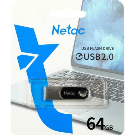 NETAC 64GB U278 NT03U278N-064G-20PN USB2.0 Silver flash drive-4