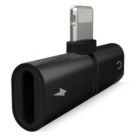 Baseus adapter with Lightning on 2XLightNing 8 PIN, black-4