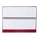 Planing is a low -off 100 x 300 mm, 56 sheets, on the crest, an artificial leather cover, burgundy
