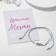 Bracelet "Inspiration" catch the moment, the color is gray, d = 6 cm