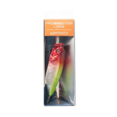 Namazu Prospector Long, 8 cm, 12.8 g, popper, superficial, color 4-1