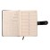 Organizer A5, with a header, 100 sheets in a ruler, PVC cover, black