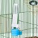 Bird drinker 3.3 x 17 cm, 120 ml, blue