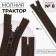Lightning "Tractor", No. 8, non -proceeding, castle machine, 18 cm, brown color