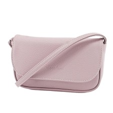 Female bag, artificial leather, pink 20x6x11 cm