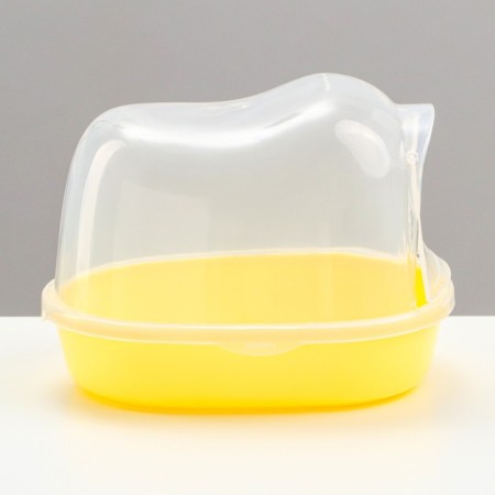 Toilet for rodents Figure "Piggon", 13 x 10 x 10 cm, yellow-1