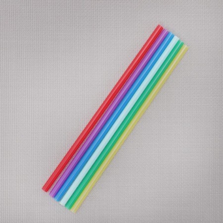 Disposable tubes for drinks Fresh, 21 cm, d = 7 mm, 250 pcs, color mix-2