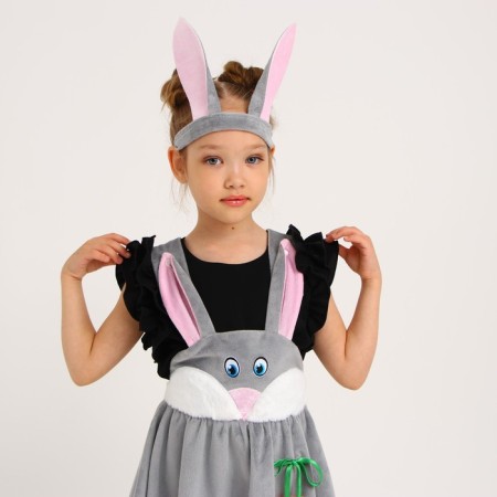 The carnival costume "Gray is gray with a muzzle", plush, p. 30, height 110-116 cm-2