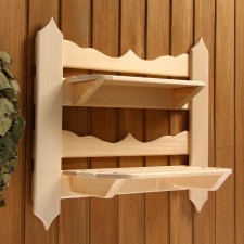 Carved shelf, 54 × 48 × 14 cm