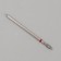 Diamond milling cutter for the flame manicure, small grain, 2.3 × 5 mm, in a plastic case