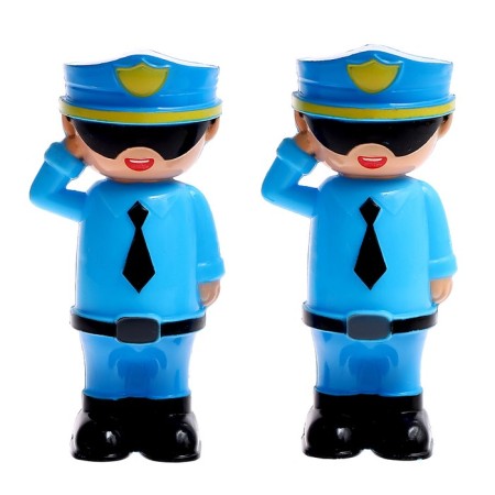 Parking "Police Party", with metal machines and helicopter-18