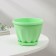Pot for flowers with the Podon "Noble", 450 ml, d = 11 cm, green color