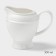 Serving set Magistro Argos, 2 items: milkman 300 ml, sugar tower 300 ml, white color