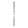 Solomon watch strap, 18 mm, metal, L-18 cm, chrome