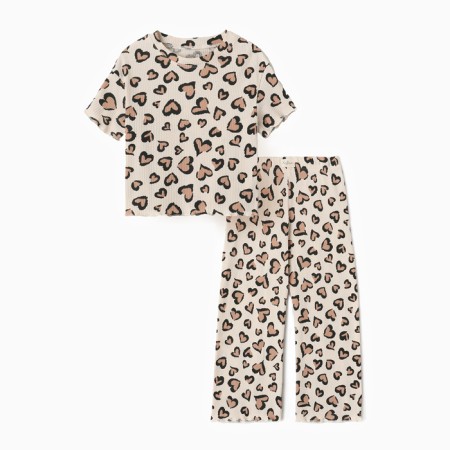 Pajama nursery (T-shirt and trousers) KAFTAN LEO LOVE size 36 (134-140cm)-4