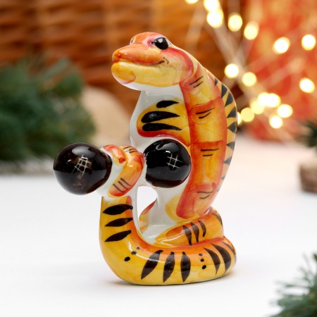 Souvenir "Snake Athlet", 11 cm, porcelain-1