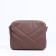 Richet Cross-Boda Bag on a zipper, external pocket, brown color