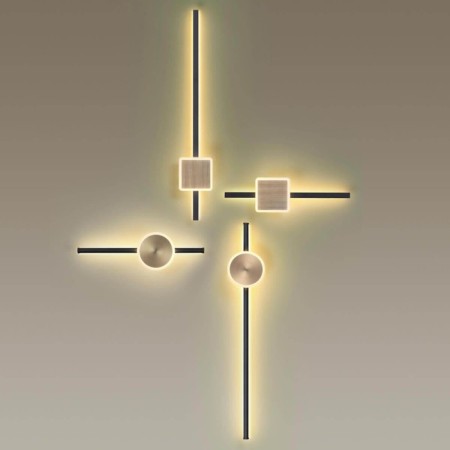 Sconces Stilo, 18W LED 3000k, 1152lm, black color, IP20-2