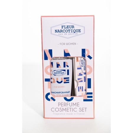 Gift set Fleur Narcotique, shower gel 250 ml, perfumery water 30 ml-3
