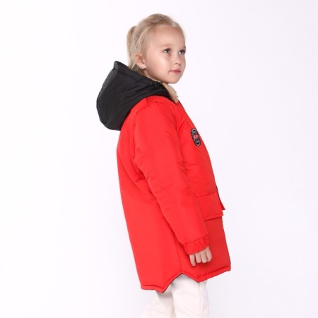 Demician jacket nursery, red color, height 110-116 cm-3
