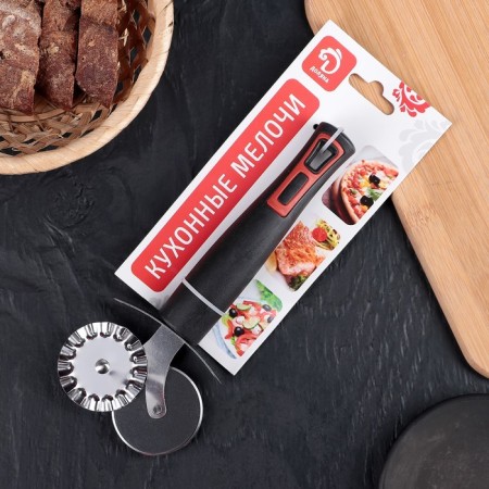 Pizza knife “Chile”, 18.5 cm, black color-5